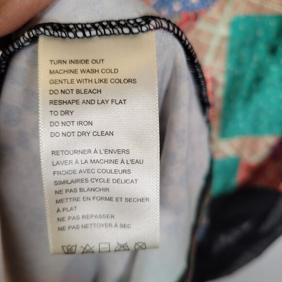 Free People Womens Parker Patchwork Velvet Sheer Maxi Dress Size Small Black - Picture 6 of 10